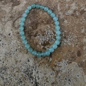 Elegant Blue Beaded Bracelet